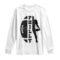Philly Football Spirit Long Sleeve Shirt Proud Fan Humor Gift - Wonder Print Shop