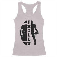 Philly Football Spirit Racerback Tank Top Proud Fan Humor Gift - Wonder Print Shop