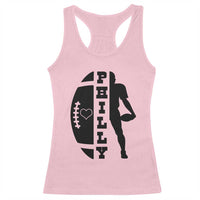 Philly Football Spirit Racerback Tank Top Proud Fan Humor Gift - Wonder Print Shop