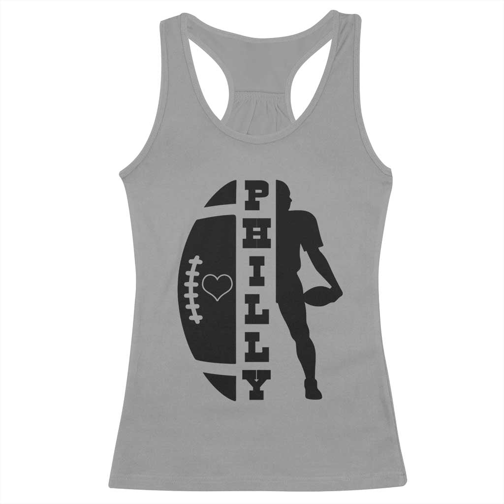 Philly Football Spirit Racerback Tank Top Proud Fan Humor Gift - Wonder Print Shop