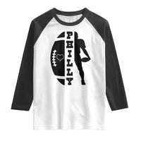 Philly Football Spirit Raglan Shirt Proud Fan Humor Gift - Wonder Print Shop