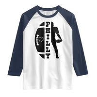 Philly Football Spirit Raglan Shirt Proud Fan Humor Gift - Wonder Print Shop