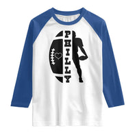 Philly Football Spirit Raglan Shirt Proud Fan Humor Gift - Wonder Print Shop
