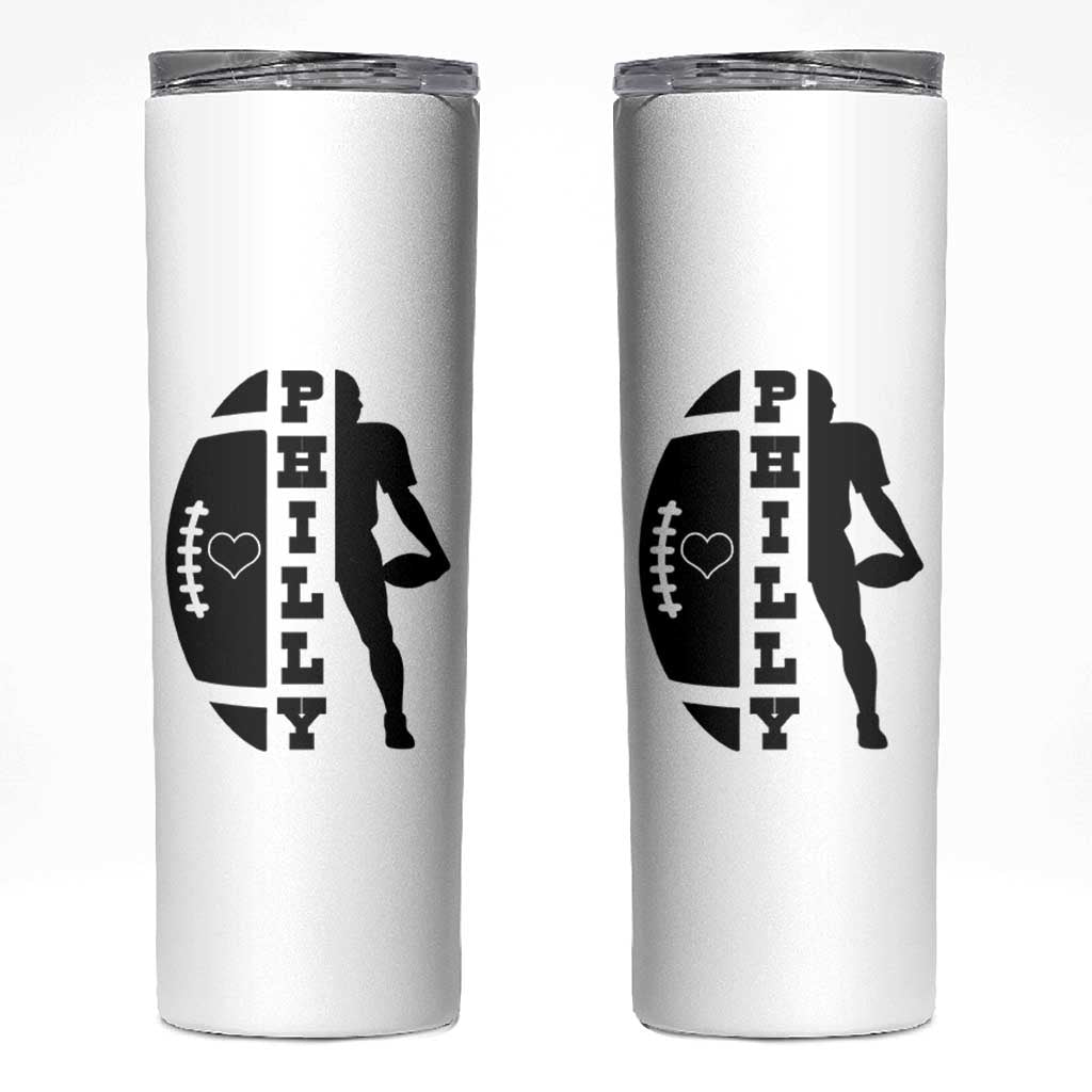 Philly Football Spirit Skinny Tumbler Proud Fan Humor Gift - Wonder Print Shop