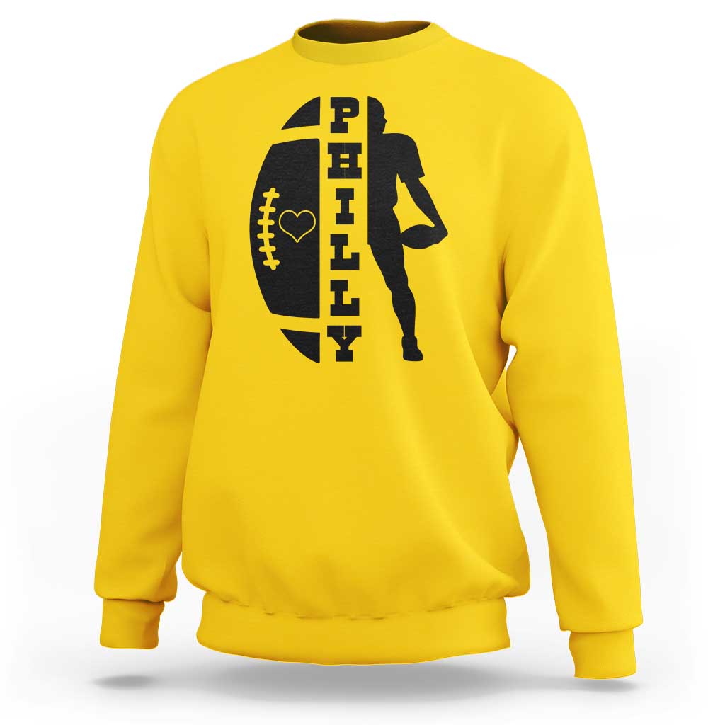 Philly Football Spirit Sweatshirt Proud Fan Humor Gift - Wonder Print Shop