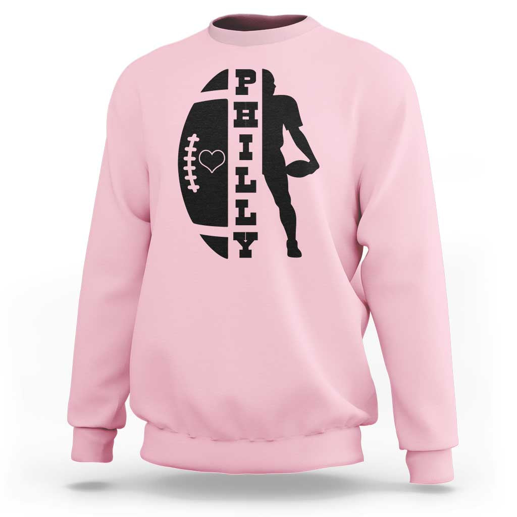 Philly Football Spirit Sweatshirt Proud Fan Humor Gift - Wonder Print Shop