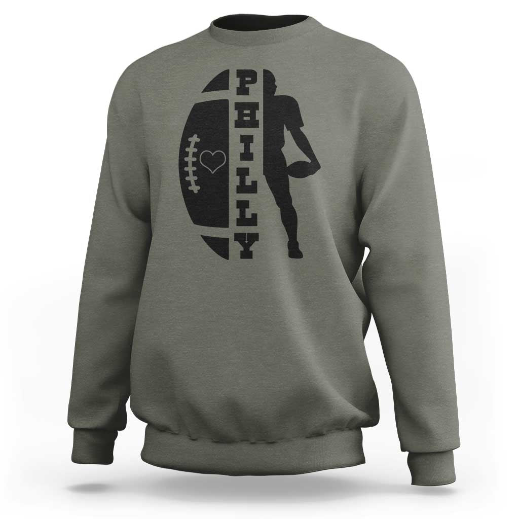 Philly Football Spirit Sweatshirt Proud Fan Humor Gift - Wonder Print Shop