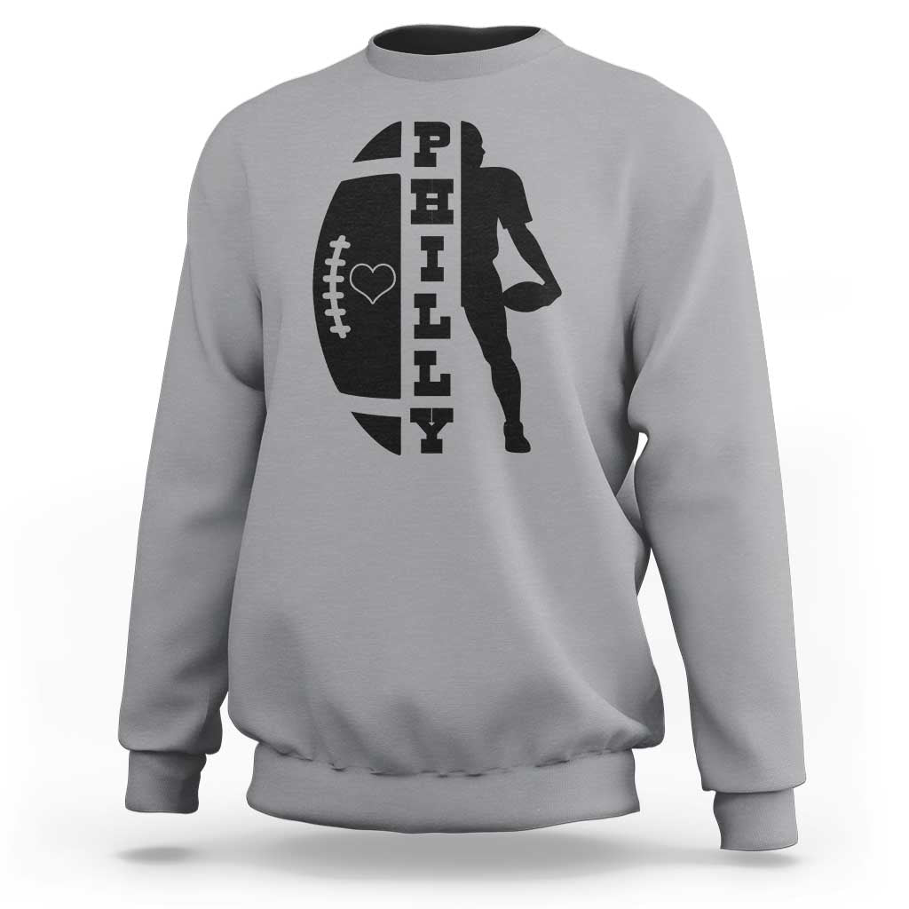 Philly Football Spirit Sweatshirt Proud Fan Humor Gift - Wonder Print Shop