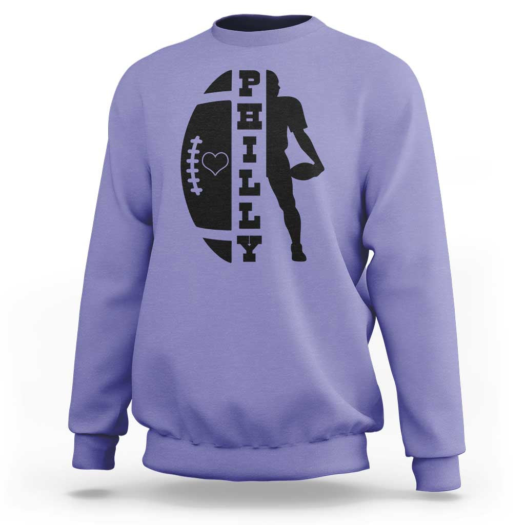 Philly Football Spirit Sweatshirt Proud Fan Humor Gift - Wonder Print Shop
