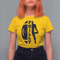 Philly Football Spirit T Shirt For Women Proud Fan Humor Gift - Wonder Print Shop