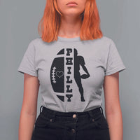 Philly Football Spirit T Shirt For Women Proud Fan Humor Gift - Wonder Print Shop