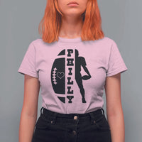 Philly Football Spirit T Shirt For Women Proud Fan Humor Gift - Wonder Print Shop