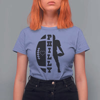 Philly Football Spirit T Shirt For Women Proud Fan Humor Gift - Wonder Print Shop