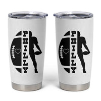 Philly Football Spirit Tumbler Cup Proud Fan Humor Gift - Wonder Print Shop