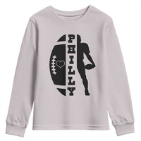 Philly Football Spirit Youth Sweatshirt Proud Fan Humor Gift - Wonder Print Shop