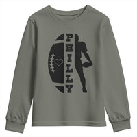 Philly Football Spirit Youth Sweatshirt Proud Fan Humor Gift - Wonder Print Shop