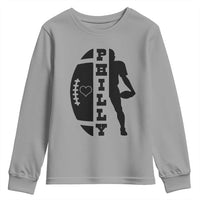 Philly Football Spirit Youth Sweatshirt Proud Fan Humor Gift - Wonder Print Shop