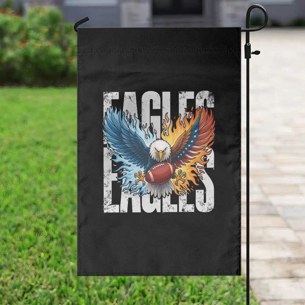 Eagles Football Garden Flag Patriotic Eagle American Flag Gift - Wonder Print Shop