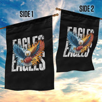 Eagles Football Garden Flag Patriotic Eagle American Flag Gift - Wonder Print Shop