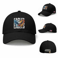 EF Lover Patriotic Eagle American Flag Gift Baseball Cap