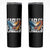 Eagles Football Skinny Tumbler Patriotic Eagle American Flag Gift - Wonder Print Shop