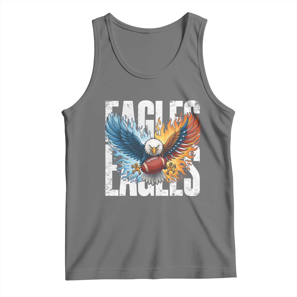 Eagles Football Tank Top Patriotic Eagle American Flag Gift - Wonder Print Shop