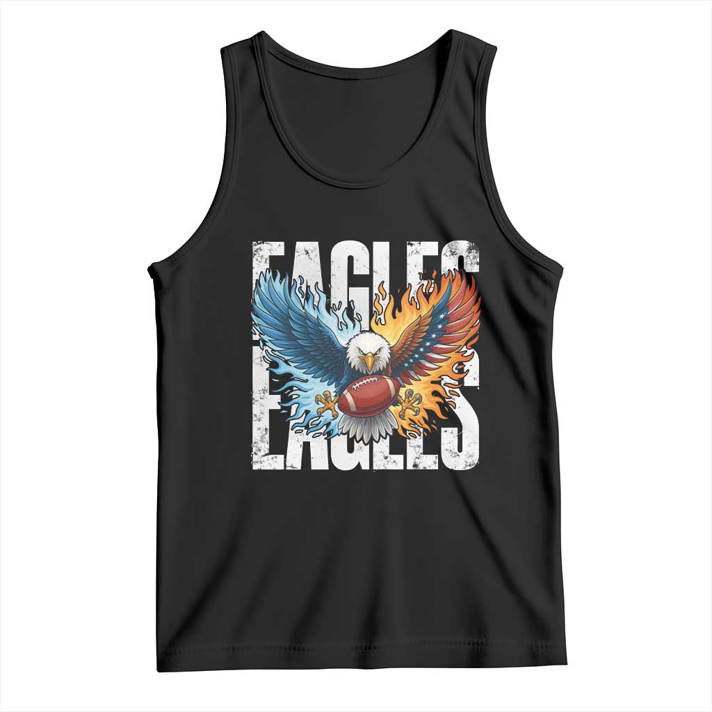Eagles Football Tank Top Patriotic Eagle American Flag Gift - Wonder Print Shop