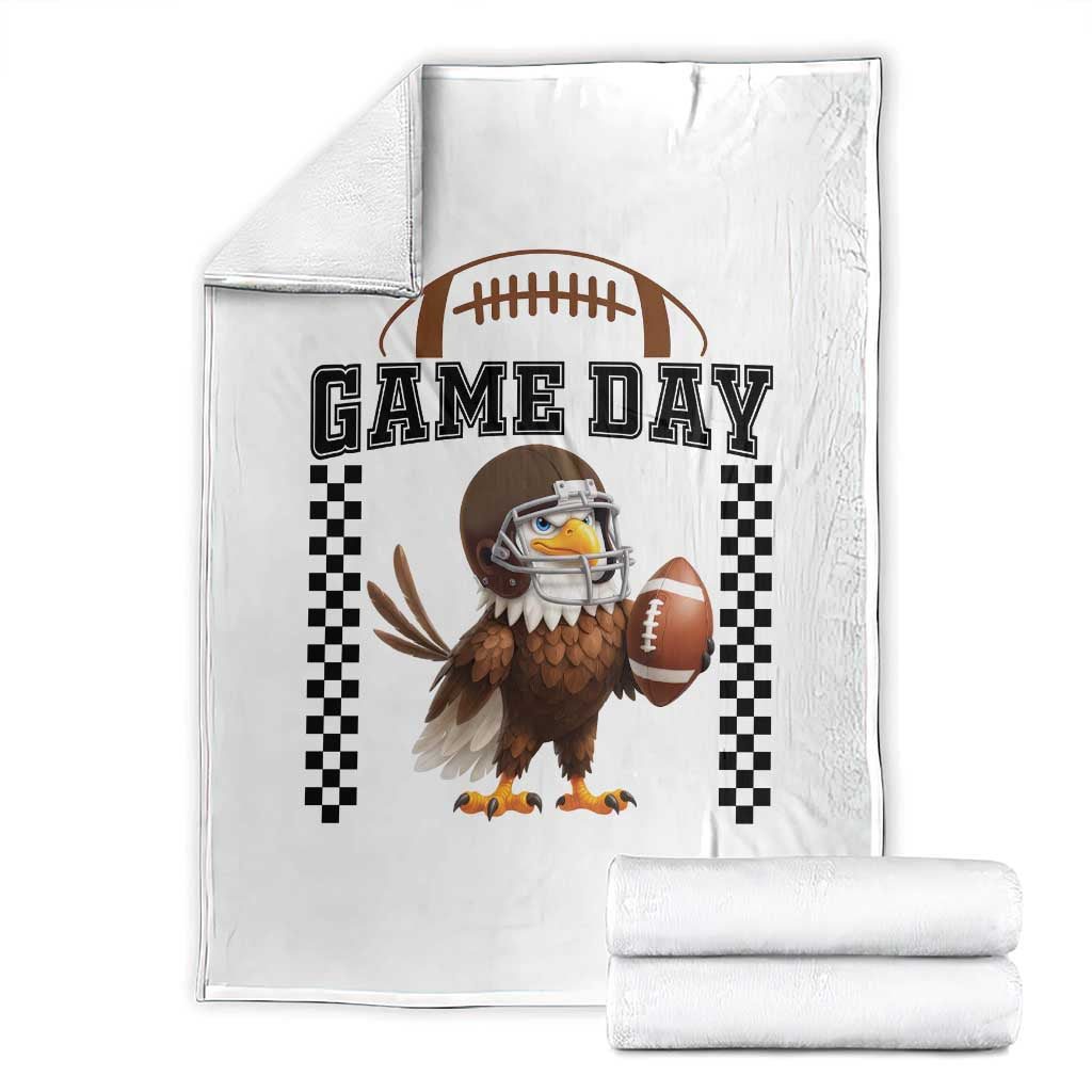 Eagle Football Throw Blanket Game Day Humor Gift - Wonder Print Shop
