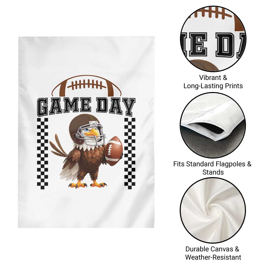 Eagle Football Garden Flag Game Day Humor Gift - Wonder Print Shop