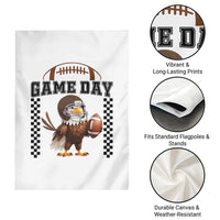 Eagle Football Garden Flag Game Day Humor Gift - Wonder Print Shop