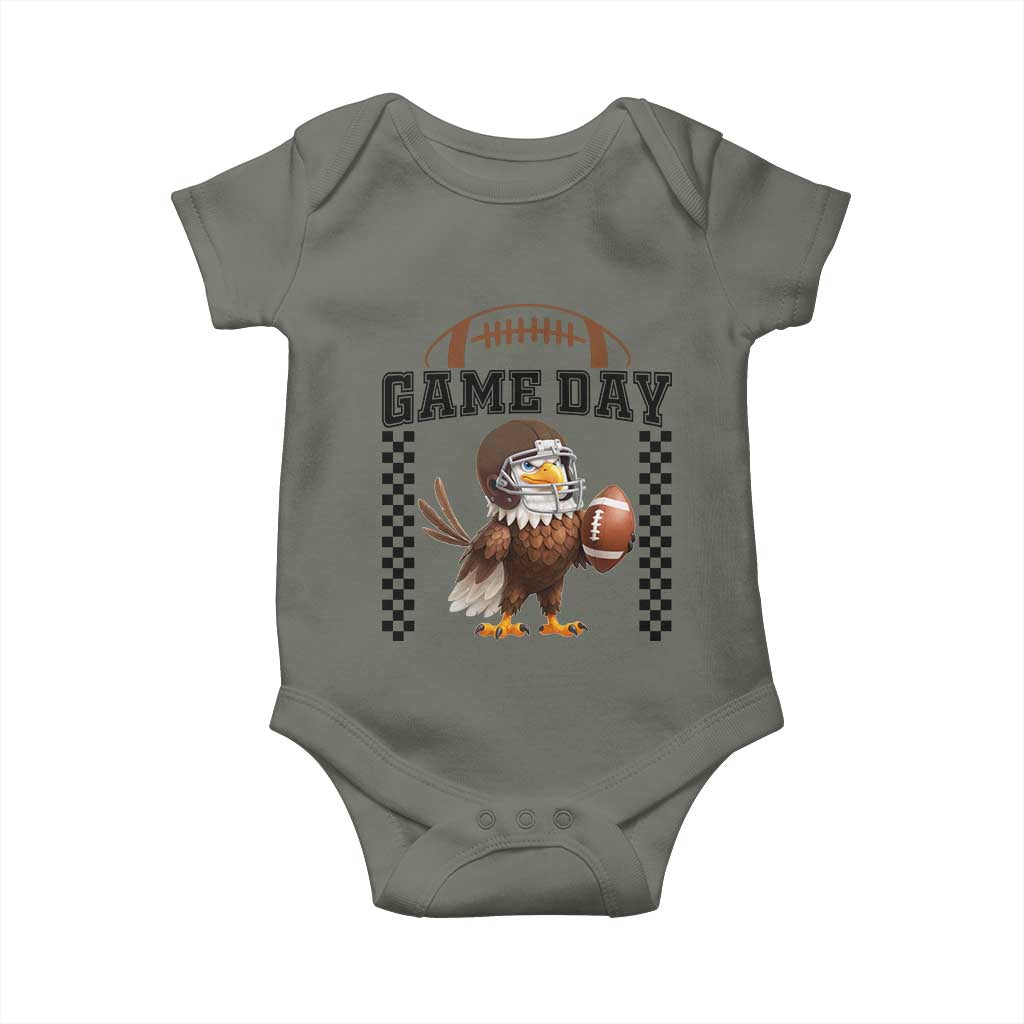 Eagle Football Baby Onesie Game Day Humor Gift - Wonder Print Shop