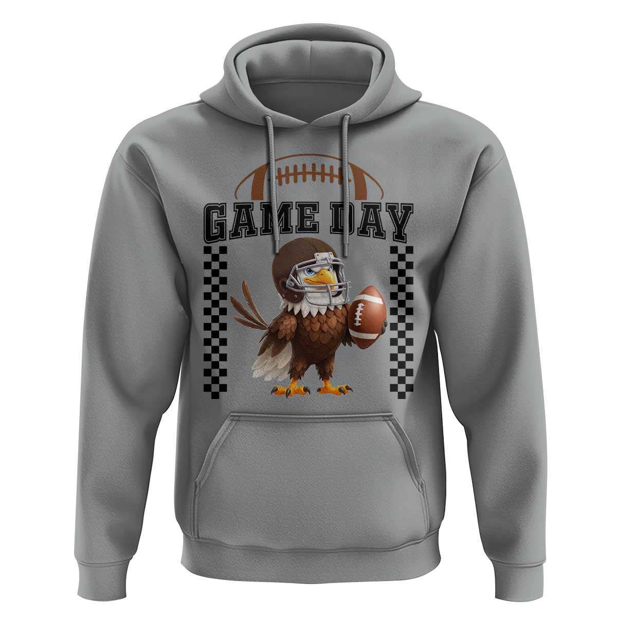 Eagle Football Hoodie Game Day Humor Gift - Wonder Print Shop