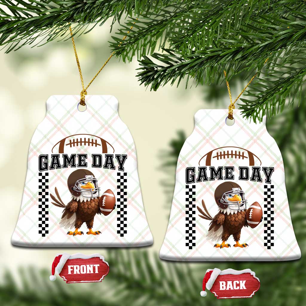 Eagle Football Ceramic Ornament Game Day Humor Gift - Wonder Print Shop