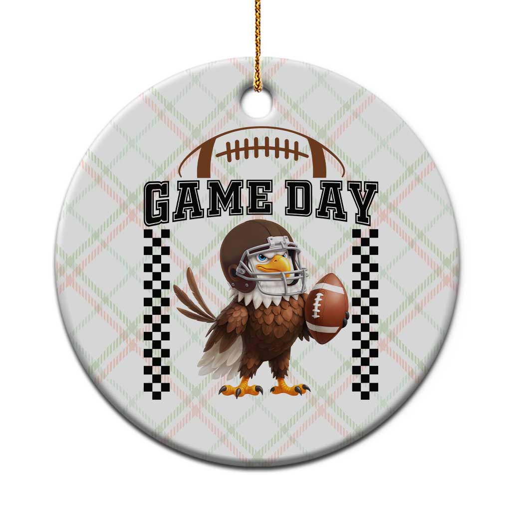Eagle Football Ceramic Ornament Game Day Humor Gift - Wonder Print Shop