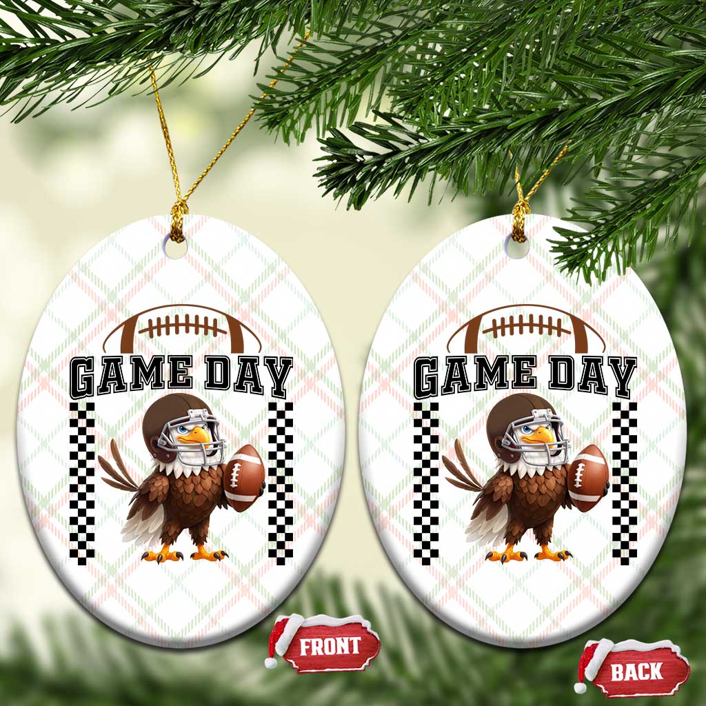 Eagle Football Ceramic Ornament Game Day Humor Gift - Wonder Print Shop
