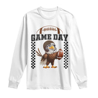 Eagle Football Long Sleeve Shirt Game Day Humor Gift - Wonder Print Shop