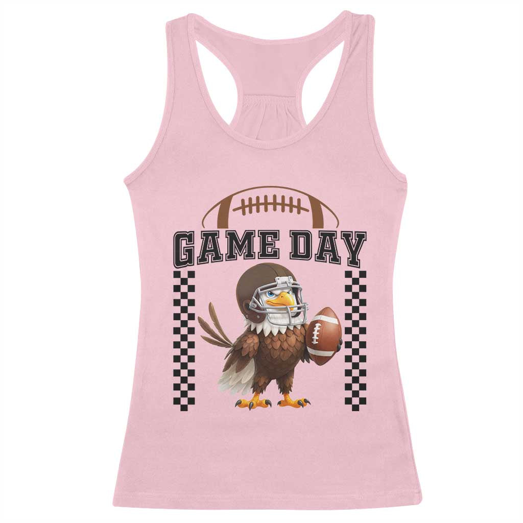 Eagle Football Racerback Tank Top Game Day Humor Gift - Wonder Print Shop