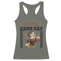 Eagle Football Racerback Tank Top Game Day Humor Gift - Wonder Print Shop