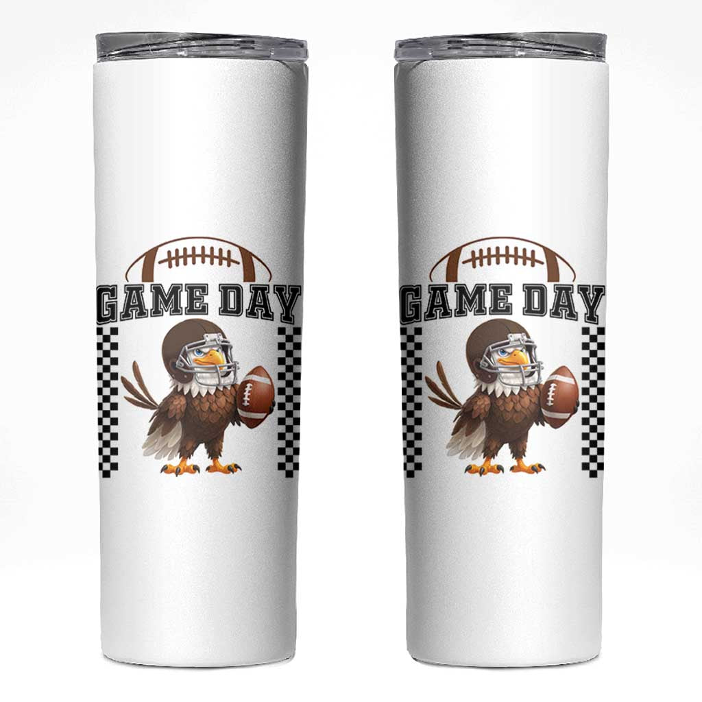 Eagle Football Skinny Tumbler Game Day Humor Gift - Wonder Print Shop