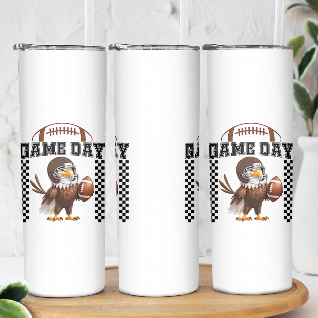 Eagle Football Skinny Tumbler Game Day Humor Gift - Wonder Print Shop