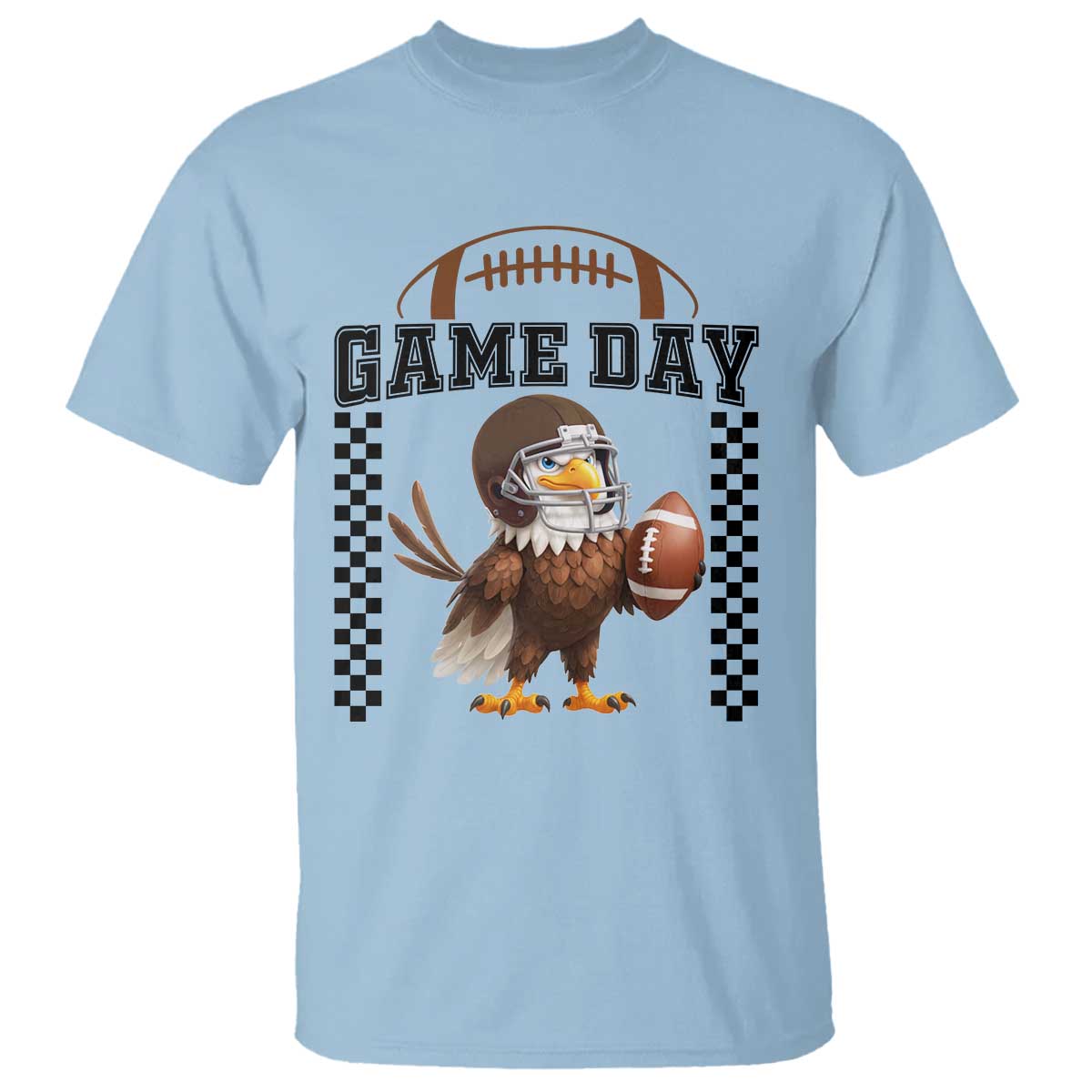 Eagle Football T Shirt Game Day Humor Gift - Wonder Print Shop