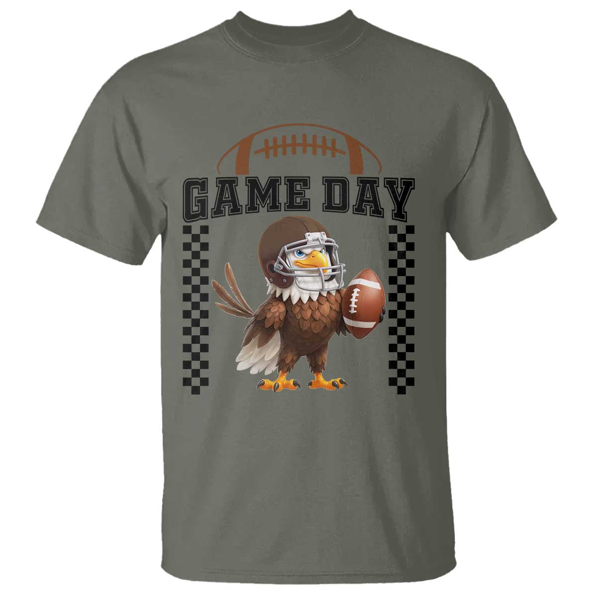 Eagle Football T Shirt Game Day Humor Gift - Wonder Print Shop