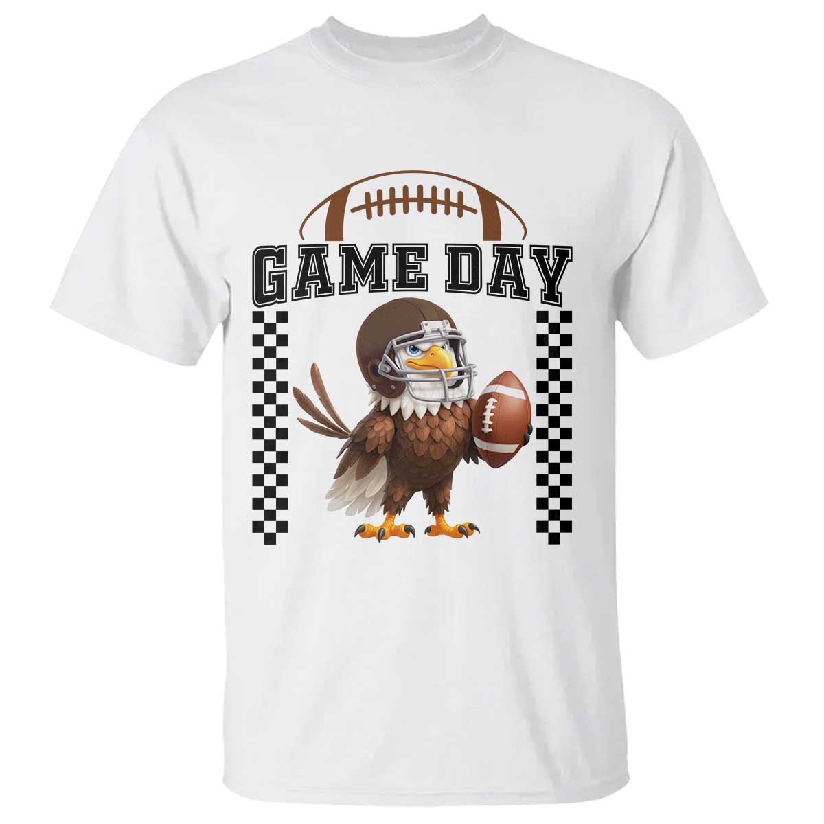 Eagle Football T Shirt Game Day Humor Gift - Wonder Print Shop