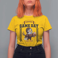 Eagle Football T Shirt For Women Game Day Humor Gift - Wonder Print Shop