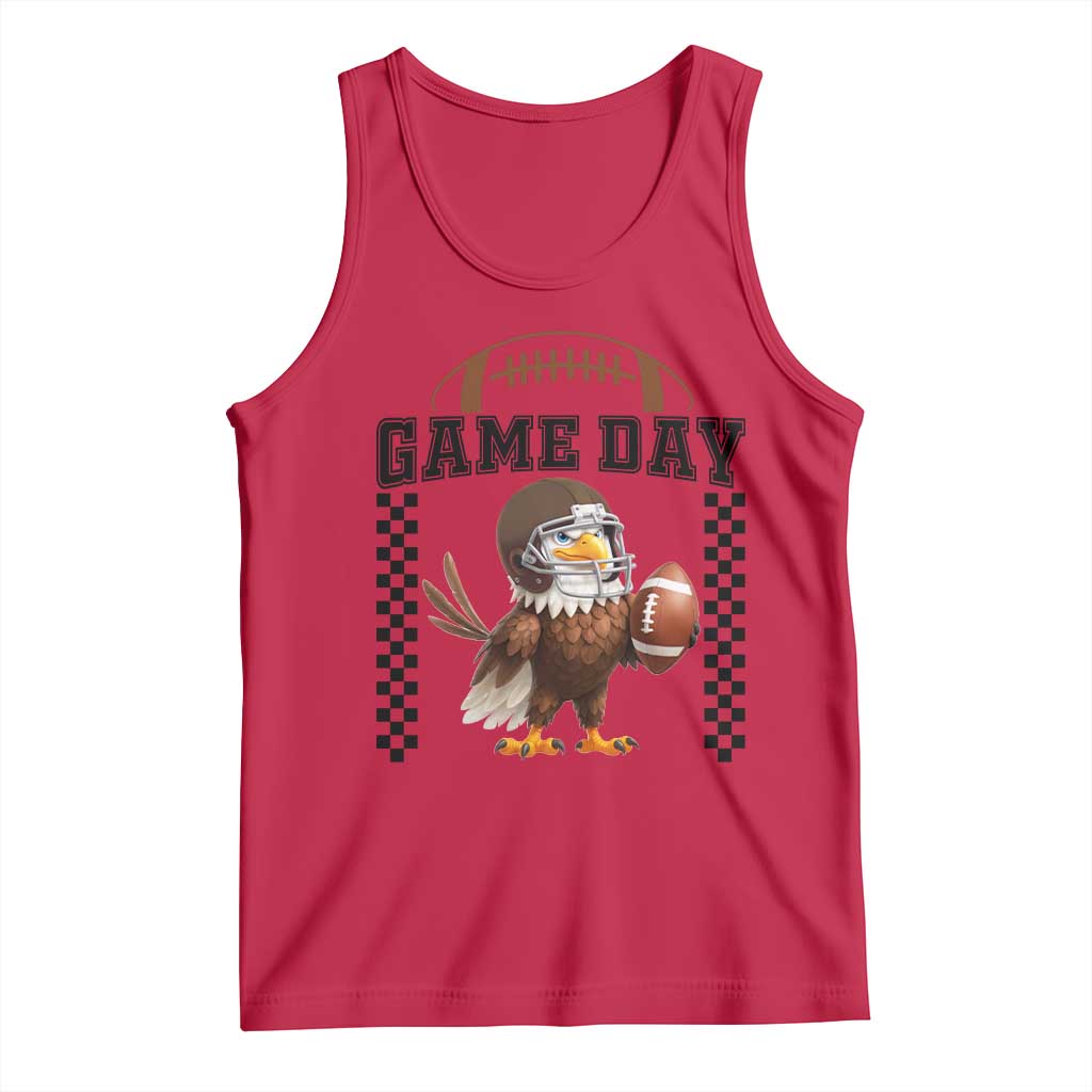 Eagle Football Tank Top Game Day Humor Gift - Wonder Print Shop