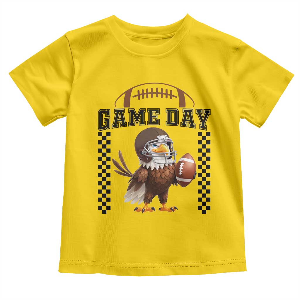 Eagle Football Toddler T Shirt Game Day Humor Gift - Wonder Print Shop