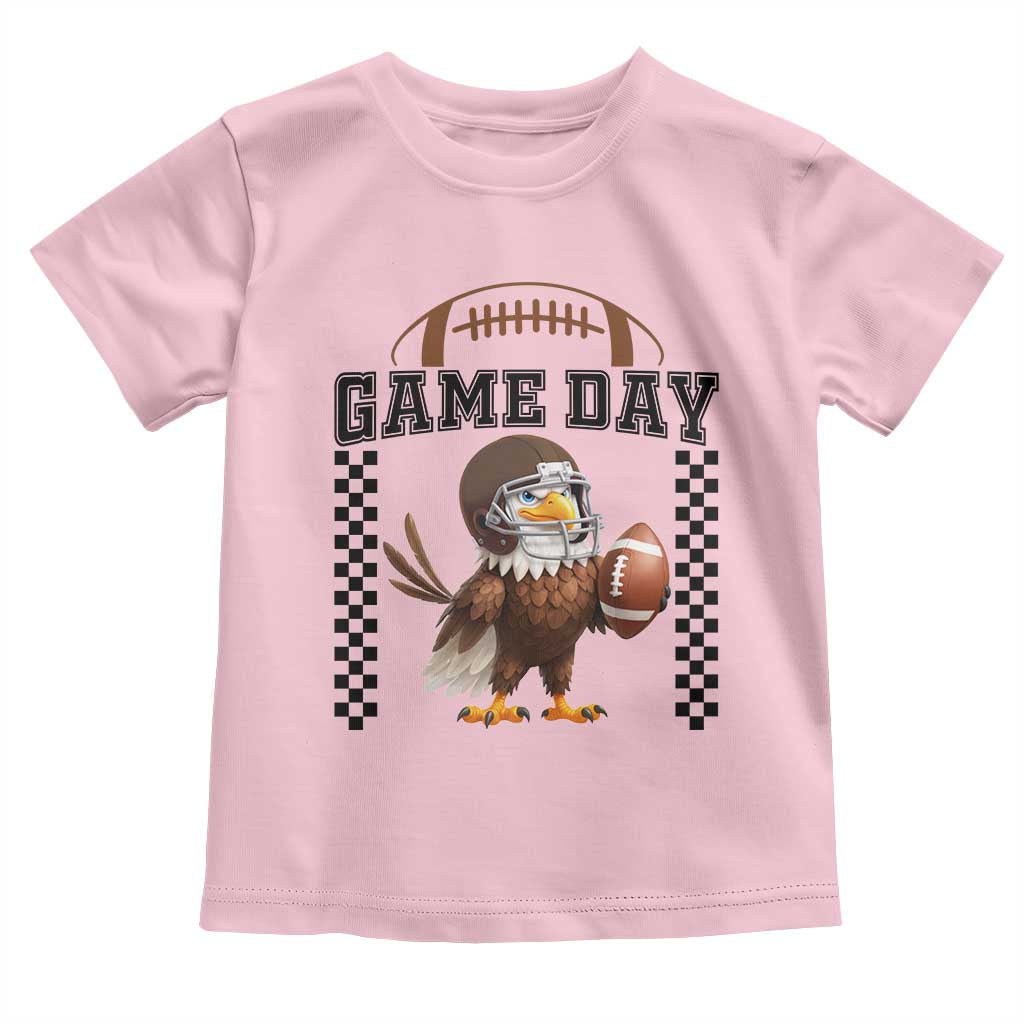 Eagle Football Toddler T Shirt Game Day Humor Gift - Wonder Print Shop