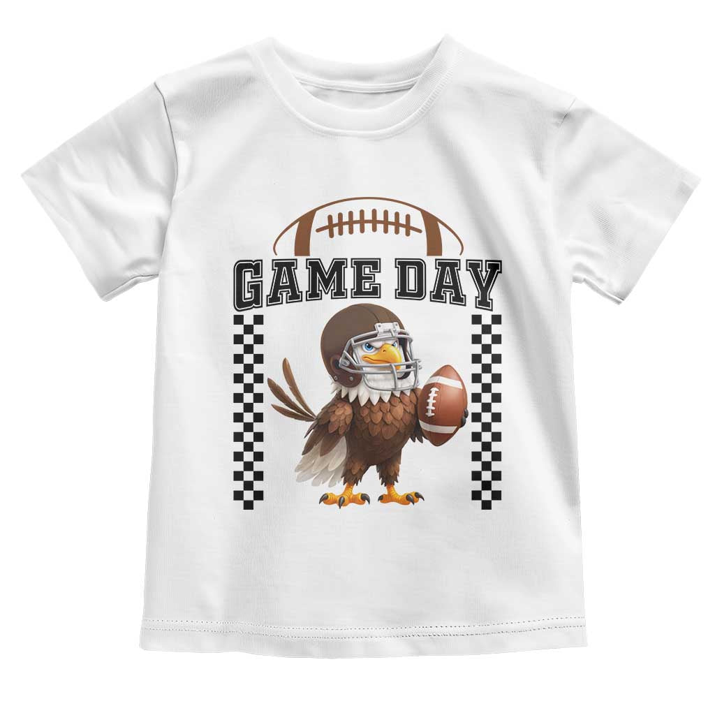 Eagle Football Toddler T Shirt Game Day Humor Gift - Wonder Print Shop