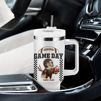 Eagle Football Tumbler With Handle Game Day Humor Gift - Wonder Print Shop