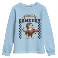 Eagle Football Youth Sweatshirt Game Day Humor Gift - Wonder Print Shop